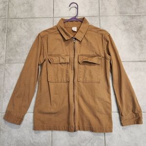 Wonder Nation Tan Zip-Up Jacket